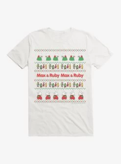Max And Ruby Ugly Christmas Pattern T-Shirt