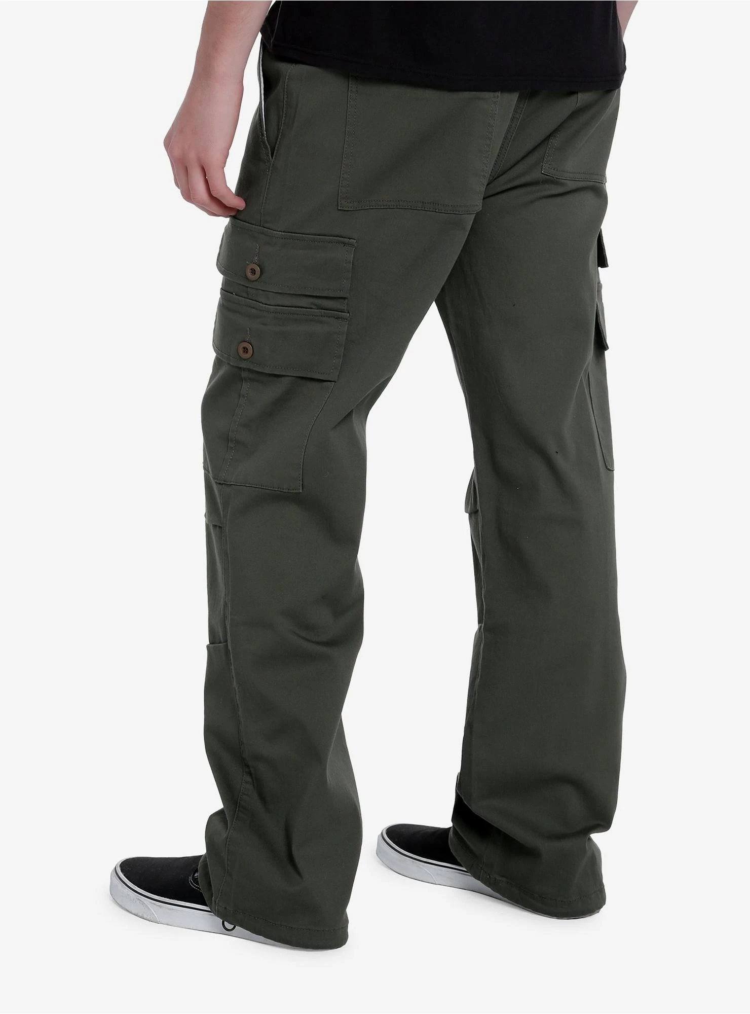 Green Cargo Utility Pants - Image 2