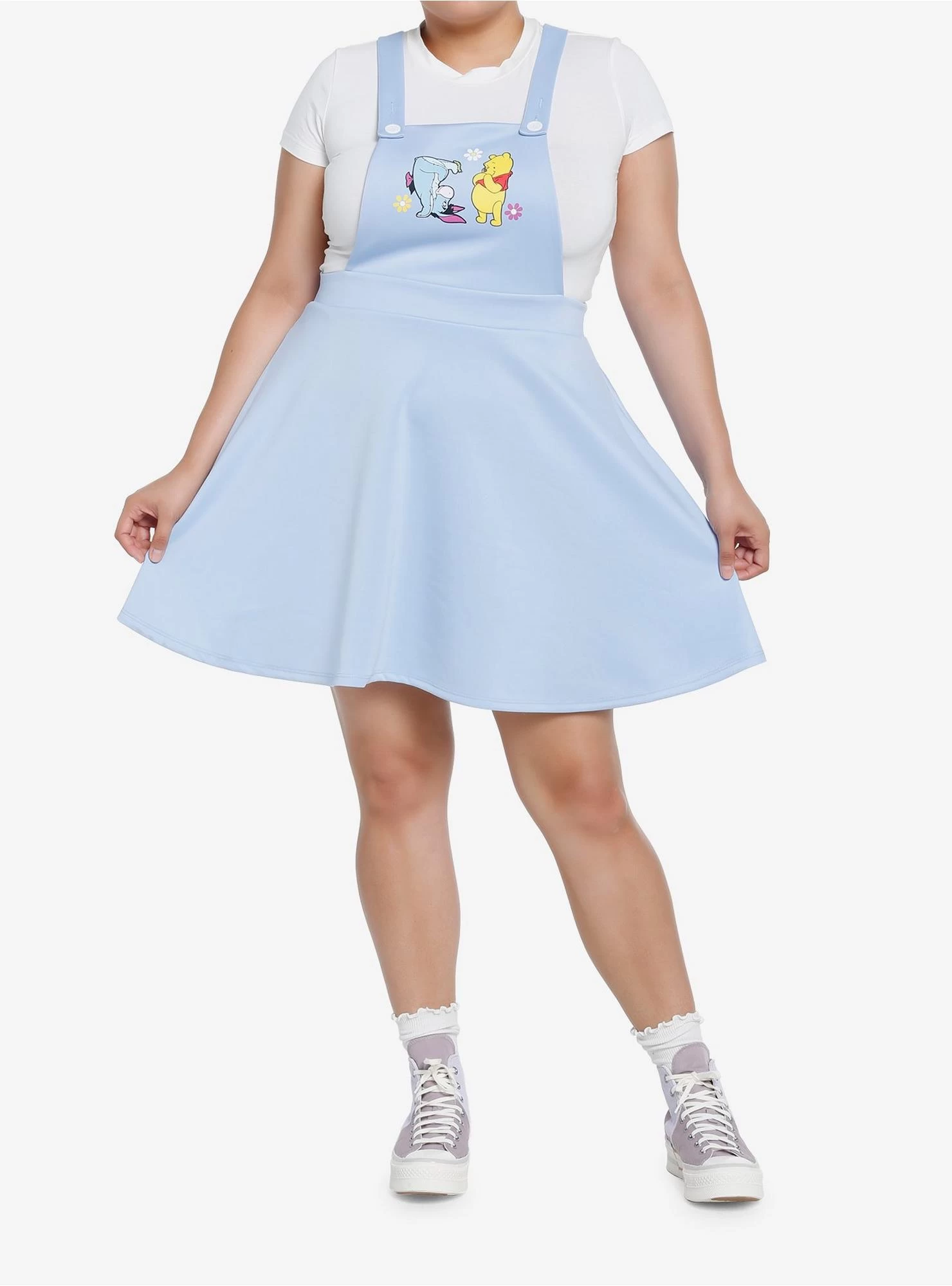 Disney Winnie The Pooh Duo Scuba Skirtall Plus Size - Image 2