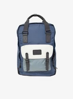 Doughnut Macaroon Large Go Wild Navy X Grey Backpack