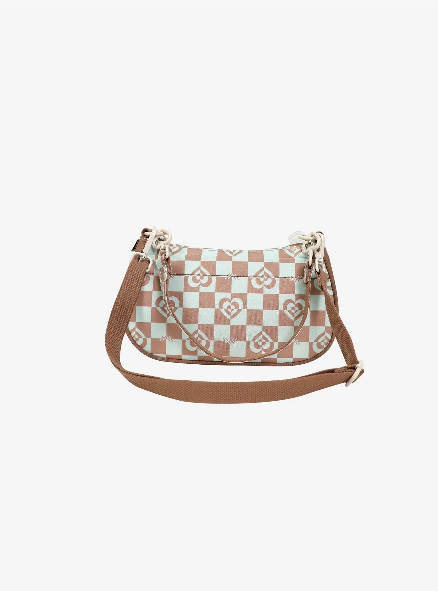 Doughnut Priestess Kaleido Mushroom Checkered Mini Convertible Bag - Image 2