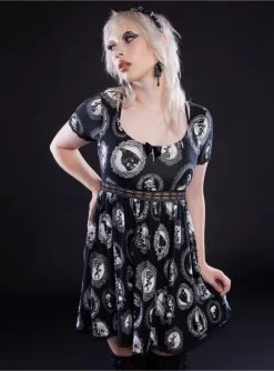 Thorn & Fable Dark Fairy Tale Cameo Dress