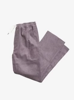Charcoal Corduroy E-Waist Pant