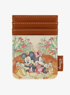 Loungefly Disney Mickey Mouse & Minnie Mouse Fall Leaves Cardholder