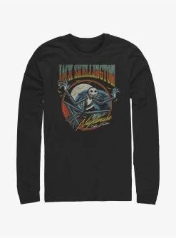 Disney The Nightmare Before Christmas Jack Skellington Badge Long-Sleeve T-Shirt