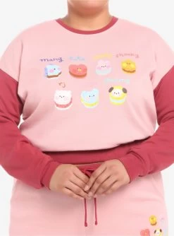 BT21 Sweetie Girls Crop Sweatshirt Plus Size