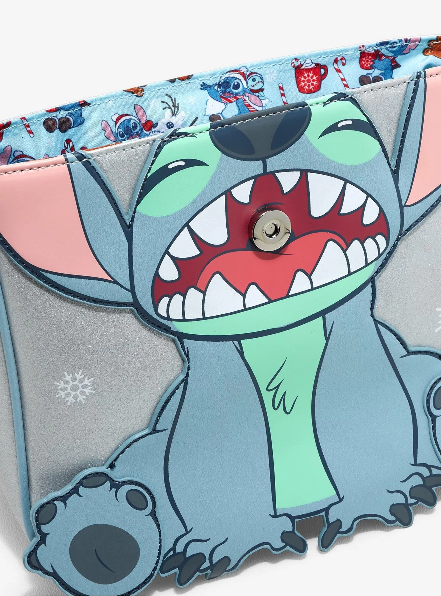 Loungefly Disney Lilo & Stitch Santa Hat Crossbody Bag - Image 5