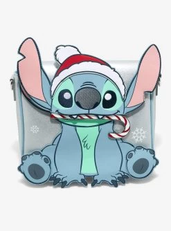 Loungefly Disney Lilo & Stitch Santa Hat Crossbody Bag