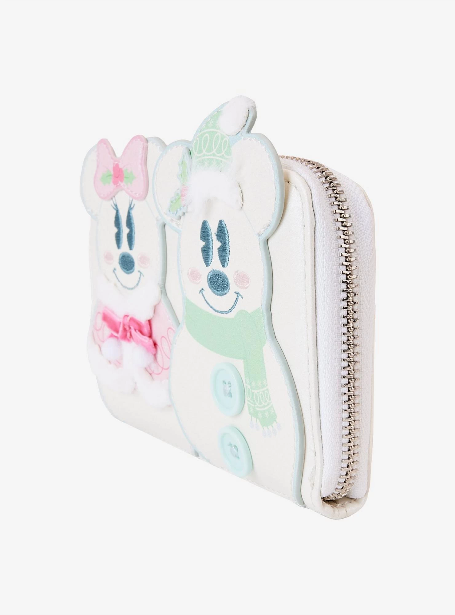 Loungefly Disney Mickey Mouse & Minnie Mouse Zipper Wallet - Image 3