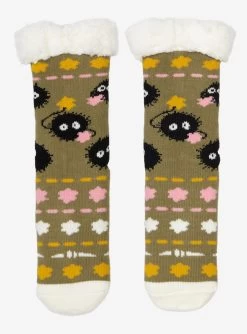 Studio Ghibli Spirited Away Soot Sprites Star Candy Cozy Socks
