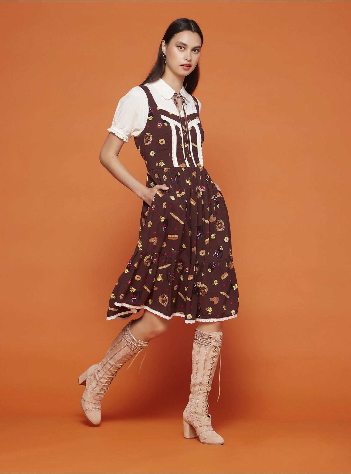 Her Universe Studio Ghibli Kiki's Delivery Service Icon Retro Dress - Image 2