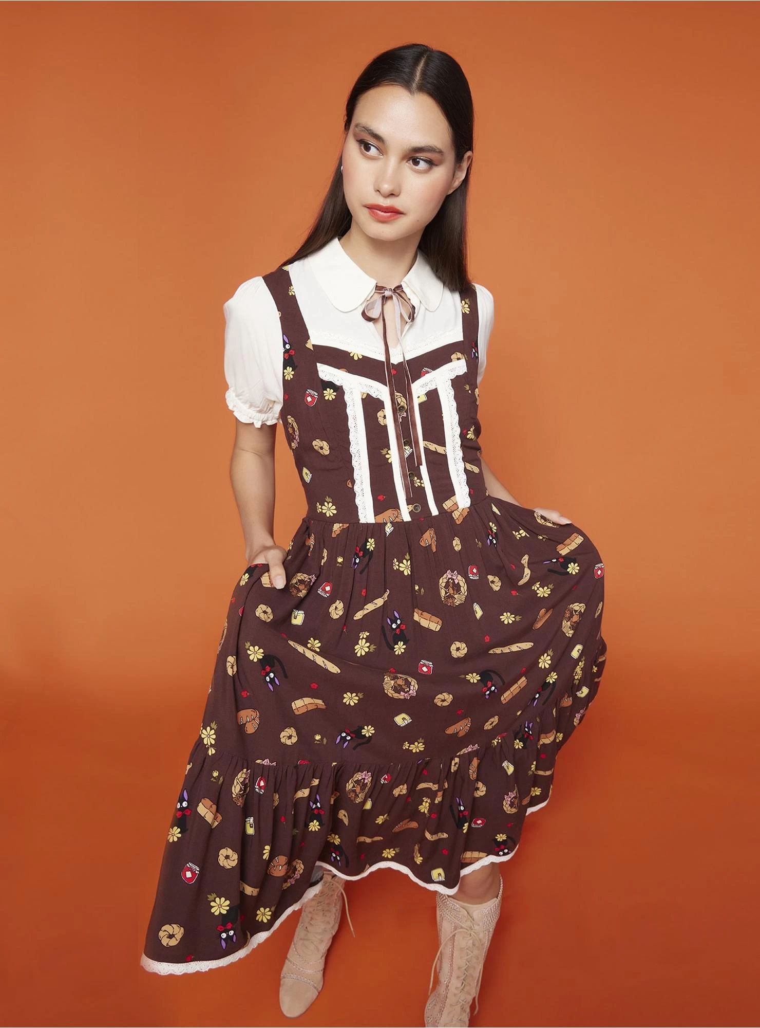 Her Universe Studio Ghibli Kiki's Delivery Service Icon Retro Dress