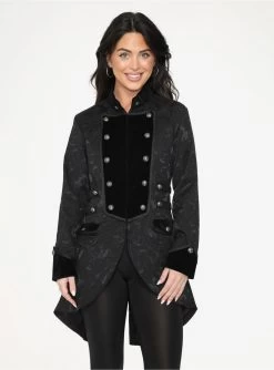 Black Pirate Womens Coat