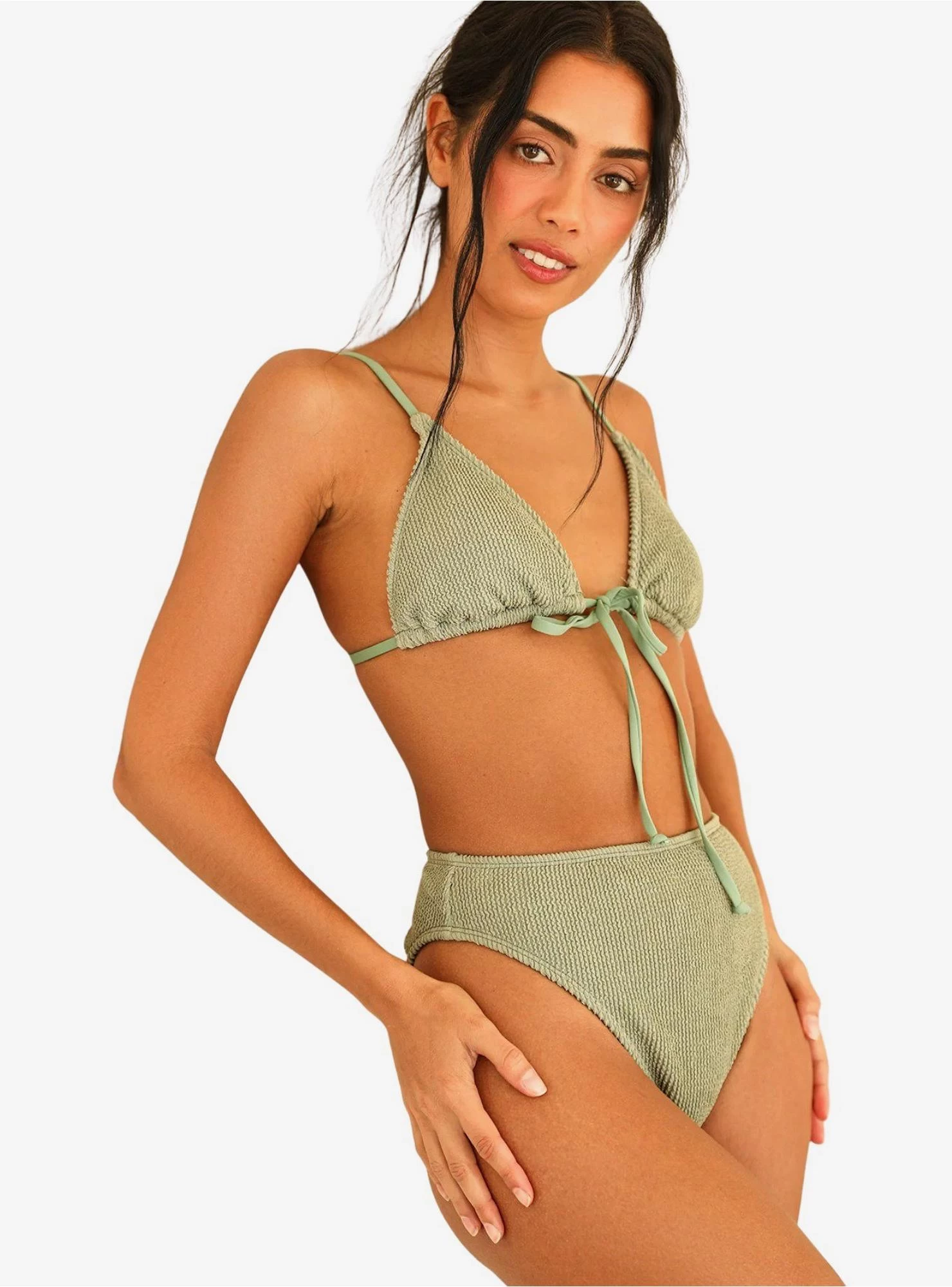 Dippin' Daisy's Cove Swim Top Retreat Olive - Image 3