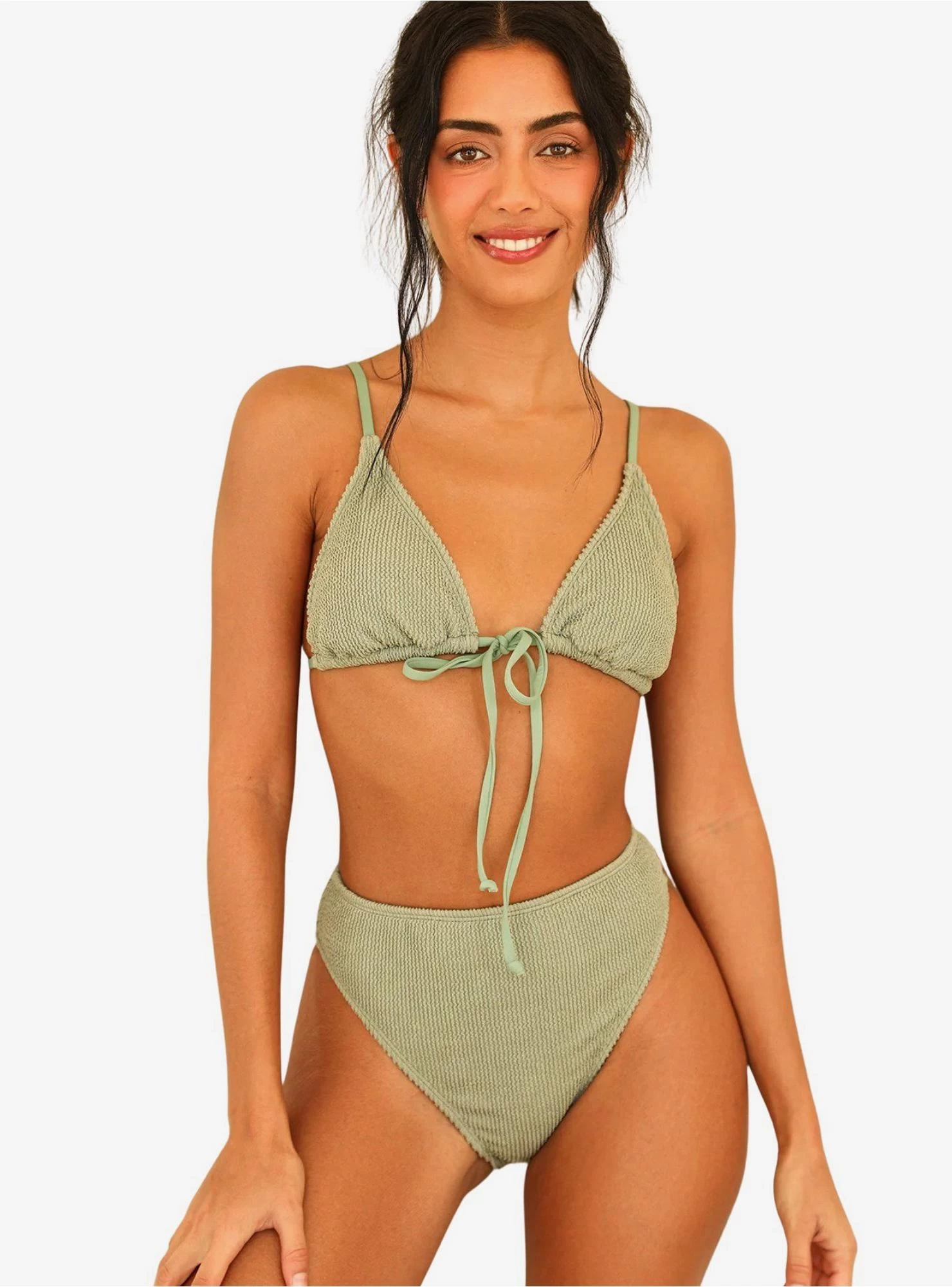 Dippin' Daisy's Cove Swim Top Retreat Olive