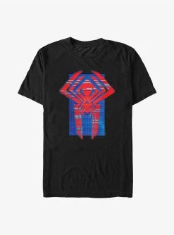 Marvel Spider-Man: Across The Spider-Verse Glitchy Miguel O'Hara Logo Extra Soft T-Shirt