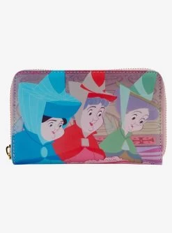 Loungefly Disney Sleeping Beauty Scenes Zipper Wallet