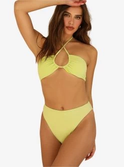 Dippin' Daisy's Seashore Swim Bottom Lime Green