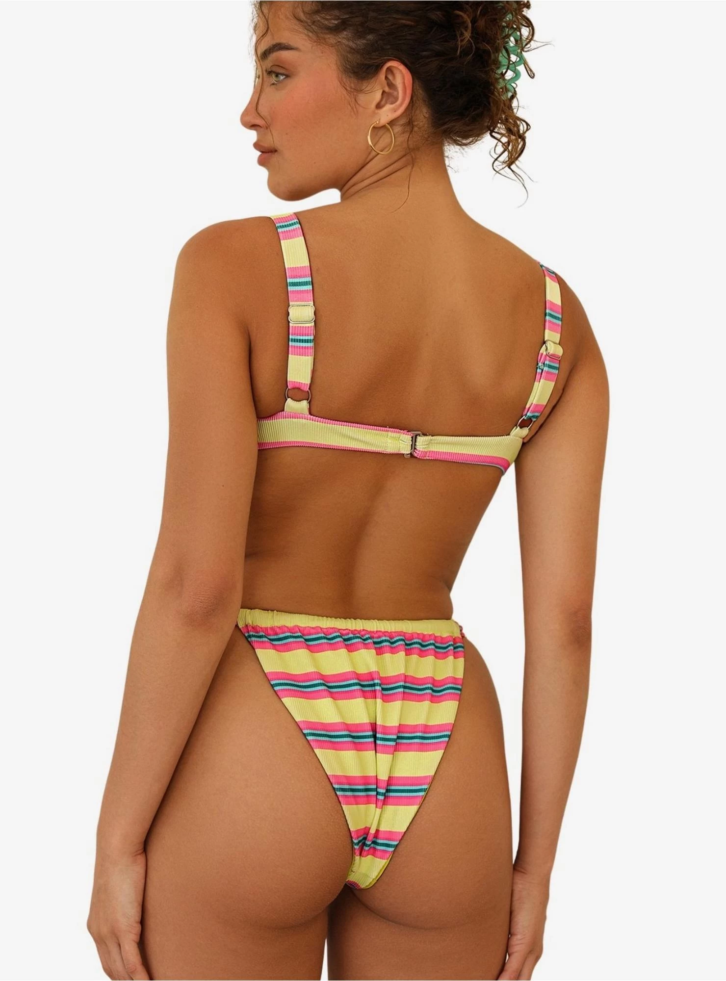 Dippin' Daisy's Bisou Swim Bottom Y2K Stripe - Image 2