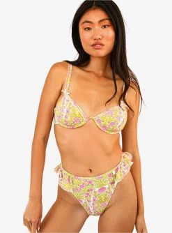 Dippin' Daisy's Daphne Swim Top Multi-Colored Floral