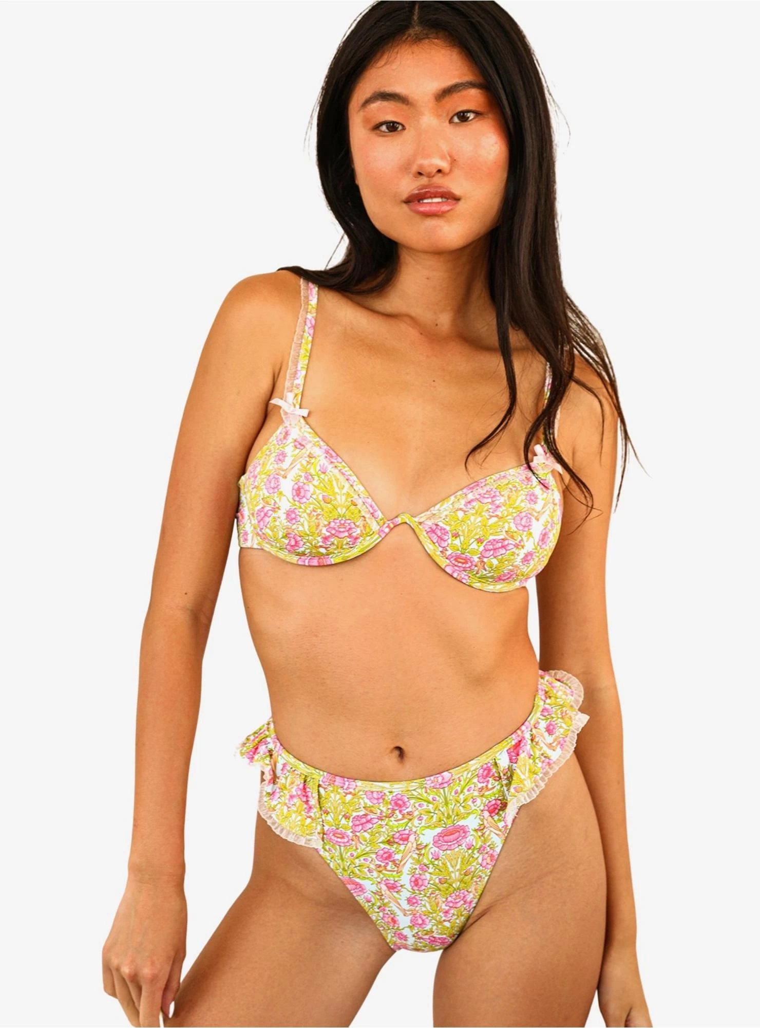 Dippin' Daisy's Daphne Swim Top Multi-Colored Floral