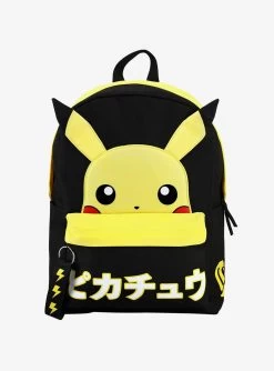 Bioworld Pokemon Pikachu Peeking Pull Tab Backpack