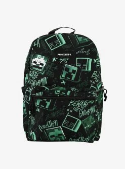 Bioworld Minecraft Creeper Toss Backpack