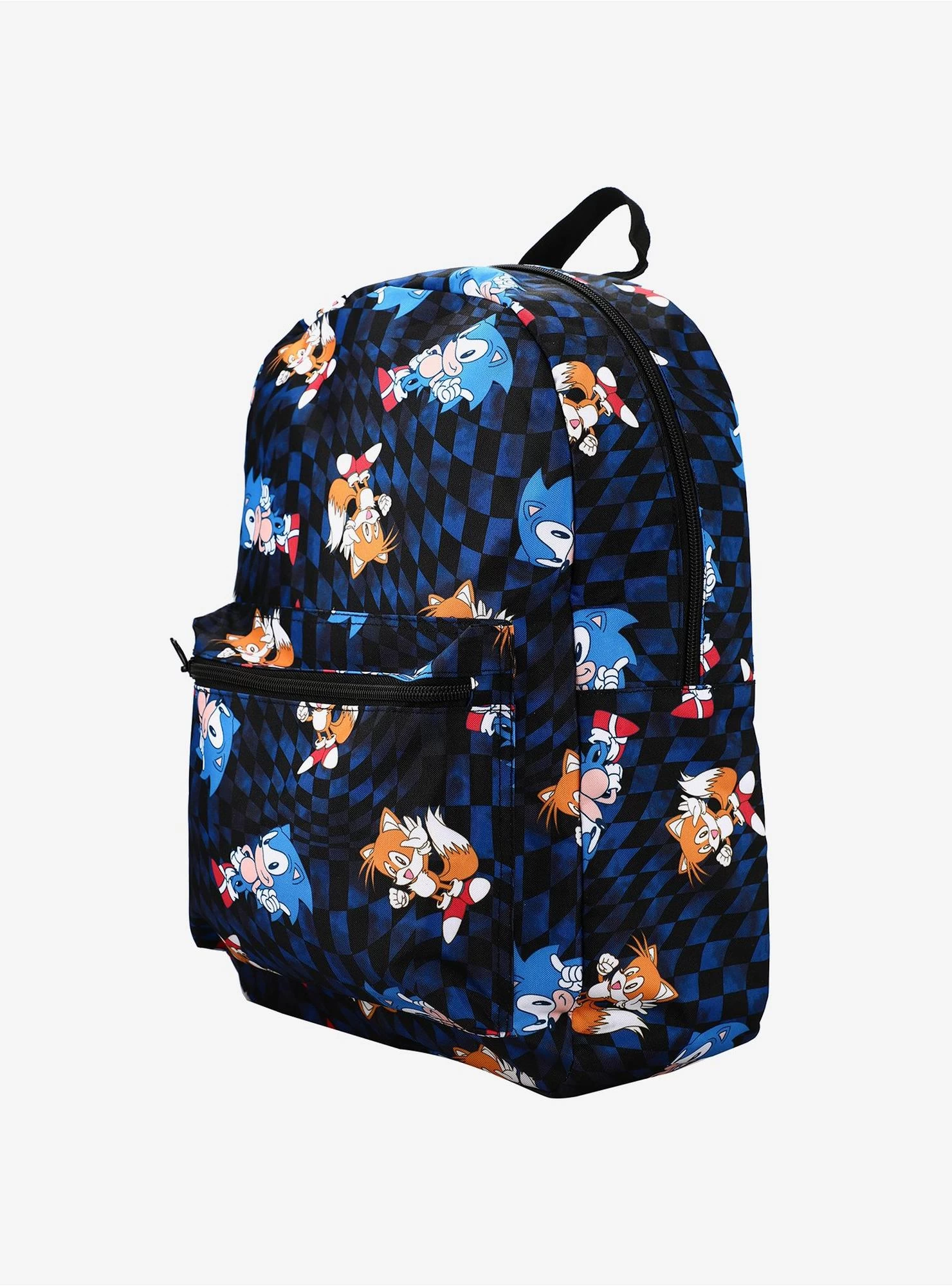 Bioworld Sonic The Hedgehog Duo Warp Checkered Backpack - Image 4