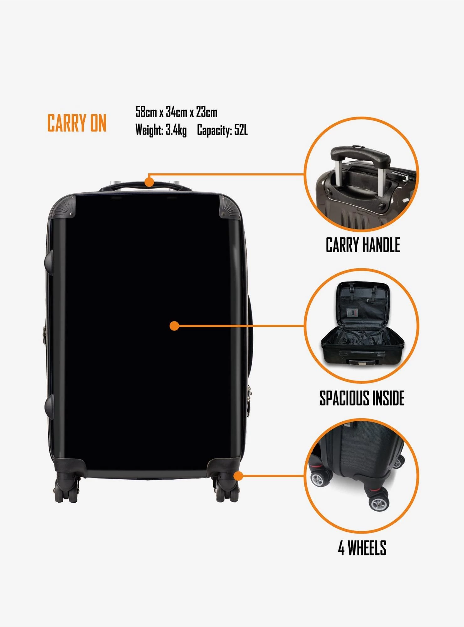 Rocksax AC/DC PWR Up Travel Luggage - Image 2