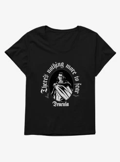 Universal Monsters Dracula There's Nothing More To Fear Girls T-Shirt Plus Size