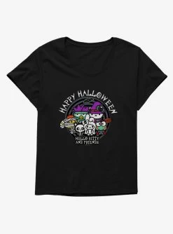 Hello Kitty And Friends Group Halloween Costume Girls T-Shirt Plus Size