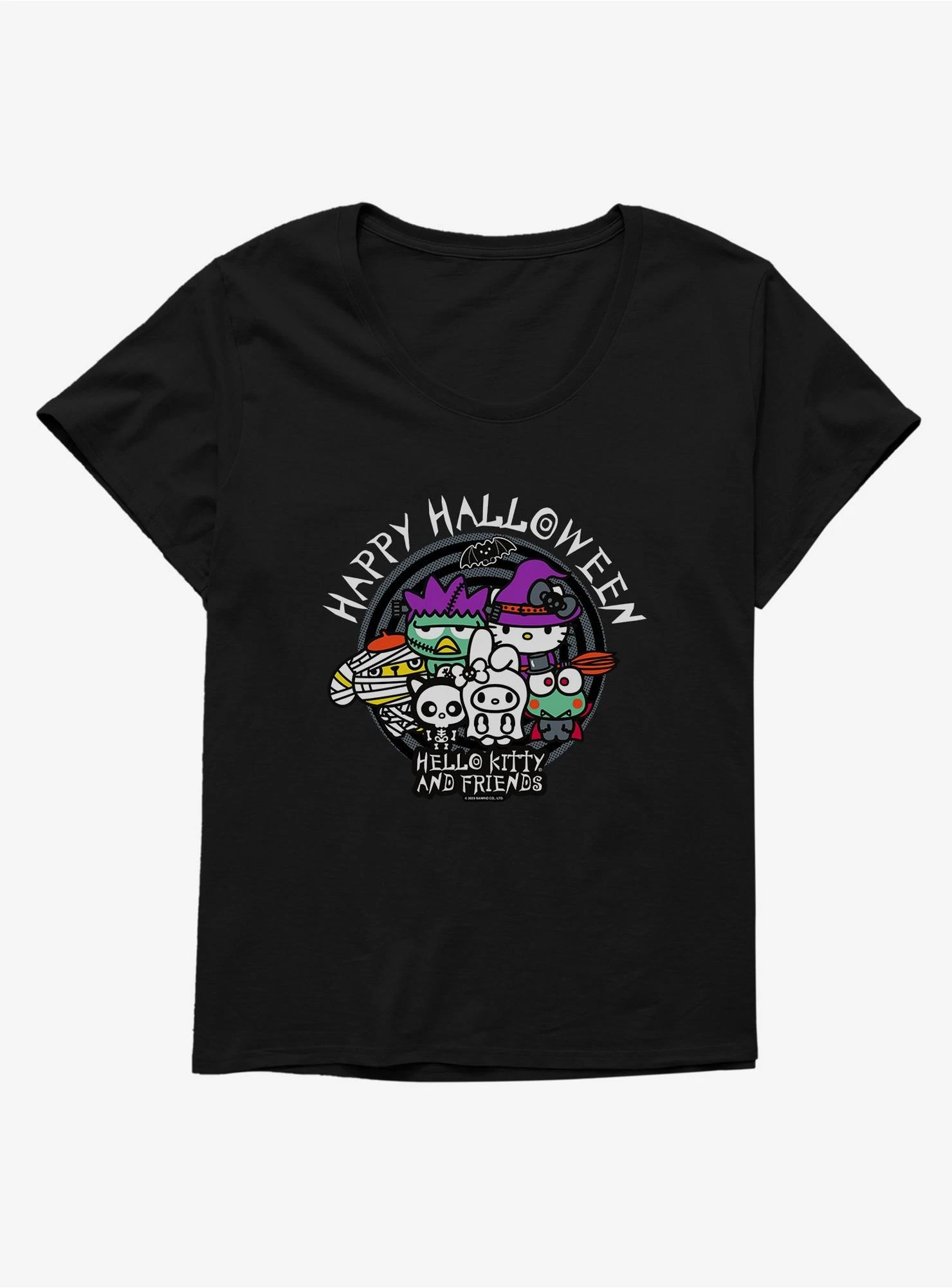 Hello Kitty And Friends Group Halloween Costume Girls T-Shirt Plus Size